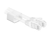 Delock 18395 Cable Holder Clip 2 Pieces White