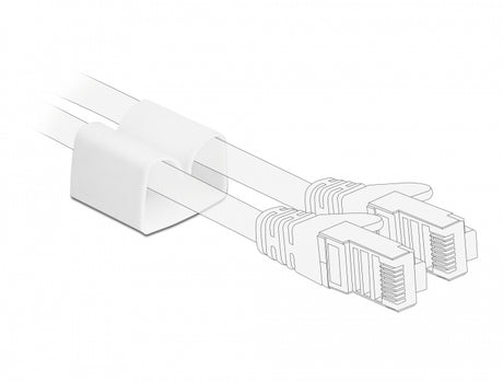 Delock 18395 Cable Holder Clip 2 Pieces White