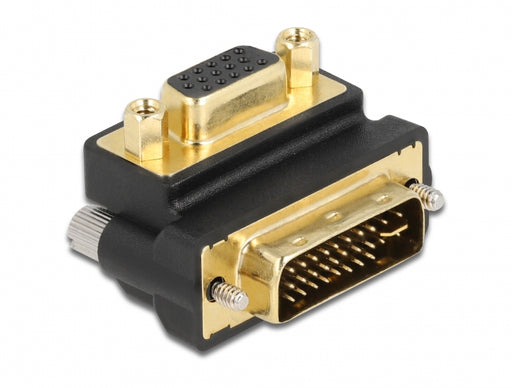 Delock 65261 Adapter Vga Female To Dvi 24+5 Pin Male 270° Angled