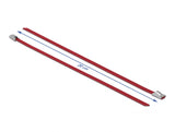 Delock 18777 Stainless Steel Cable Ties L 200 X W 4.6 Mm Red 10 Pieces