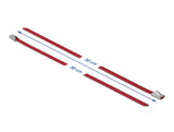 Delock 18780 Stainless Steel Cable Ties L 500 X W 4.6 Mm Red 10 Pieces