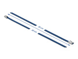 Delock 18794 Stainless Steel Cable Ties L 300 X W 4.6 Mm Blue 10 Pieces