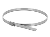 Delock 18769 Stainless Steel Cable Ties L 400 X W 4.6 Mm 10 Pieces