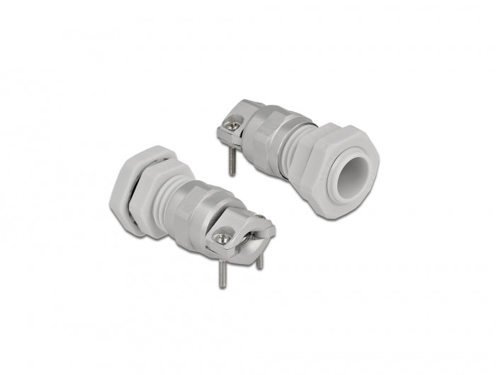 Delock 60352 Cable Gland Pg9 With Strain Relief And Bending Protection Grey