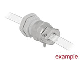 Delock 60352 Cable Gland Pg9 With Strain Relief And Bending Protection Grey