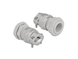 Delock 60356 Cable Gland Pg13.5 With Strain Relief And Bending Protection Grey