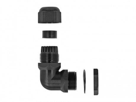 Delock 60292 Cable Gland 90° Angled Pg7 Black