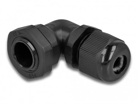 Delock 60294 Cable Gland 90° Angled Pg9 Black