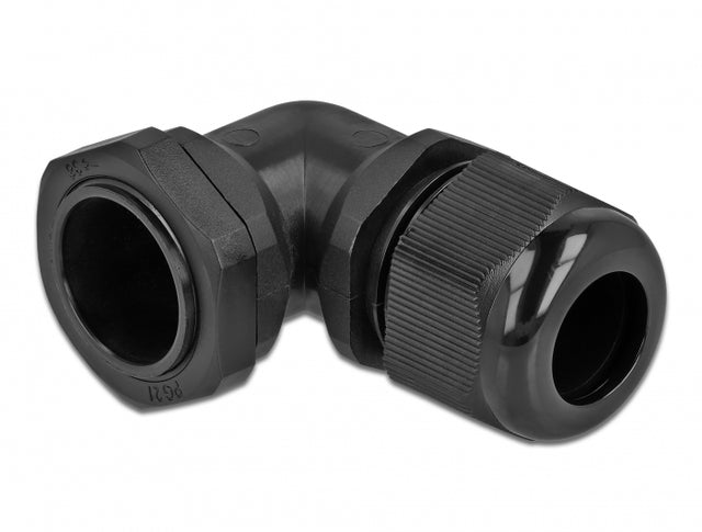 Delock 60335 Cable Gland 90° Angled Pg21 Black