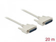 Delock 84539 Serial Cable D-Sub 25 Male To Male 20 M