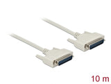 Delock 84538 Serial Cable D-Sub 25 Male To Male 10 M