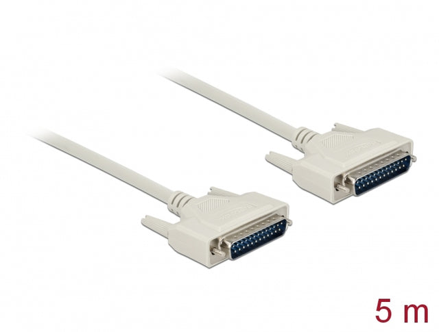 Delock 84537 Serial Cable D-Sub 25 Male To Male 5 M