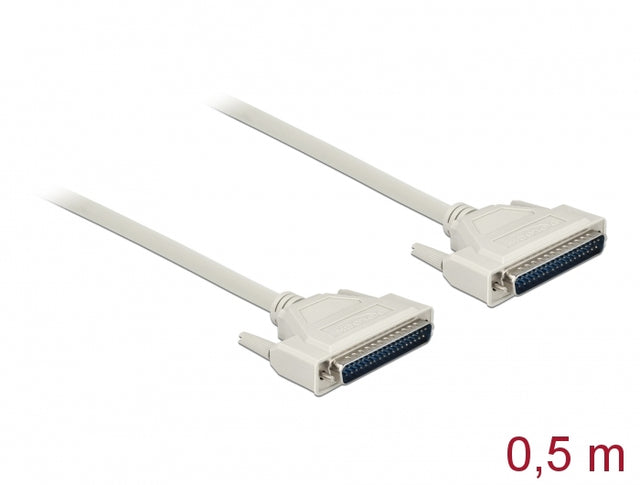 Delock 86911 Serial Cable D-Sub 37 Male To Male 0.5 M