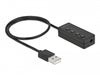 Delock 66731 Usb Headset And Microphone Adapter With 2 X 3.5 Mm Stereo Jack