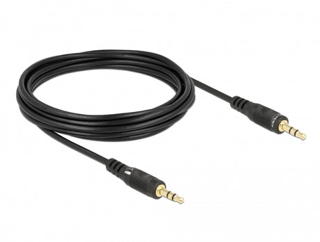 Delock 84438 Cable Audio Dc Jack 3.5 Mm 3 Pin Male / Male 5 M