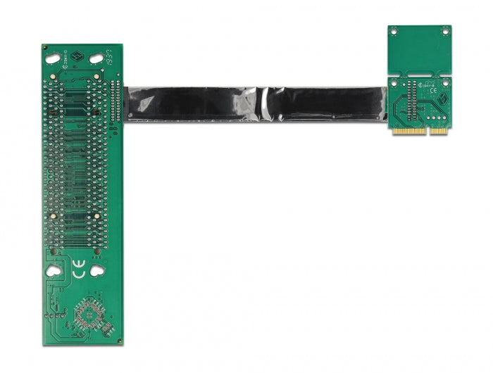 Delock 41355 Riser Card Mini Pci Express > 2 X Pci With Flexible Cable 13 Cm