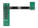 Delock 41355 Riser Card Mini Pci Express > 2 X Pci With Flexible Cable 13 Cm