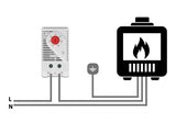 Delock 66824 Thermostat With Normally Closed Contact For Din Rail