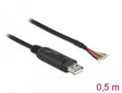 Delock 90415 Adapter Cable Usb 2.0 Type-A To Serial Rs-232