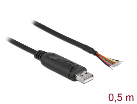 Delock 90415 Adapter Cable Usb 2.0 Type-A To Serial Rs-232