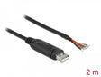 Delock 90416 Adapter Cable Usb 2.0 Type-A To Serial Rs-232