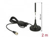 Delock 12413 Dab+ Antenna F Plug 21 Dbi Active Fixed Omnidirectional