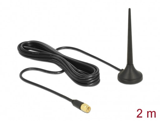 Delock 12416 Lte / Gsm / Umts Antenna Sma Plug 3 Dbi Fixed Omnidirectional