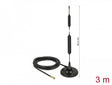 Delock 12418 Gsm Antenna Quadband Sma Plug 5 Dbi Fixed Omnidirectional