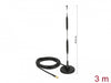 Delock 12425 Lte Antenna Sma Plug 5 Dbi 44.9 Cm Fixed Omnidirectional With Base