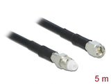 Delock 12449 Antenna Cable Fme Jack > Sma Plug Rg-58 5 M