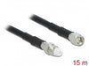 Delock 12452 Antenna Cable Fme Jack > Sma Plug Rg-58 C/U 15 M