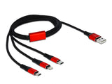 Delock 85892 Usb Charging Cable 3 In 1 Type-A