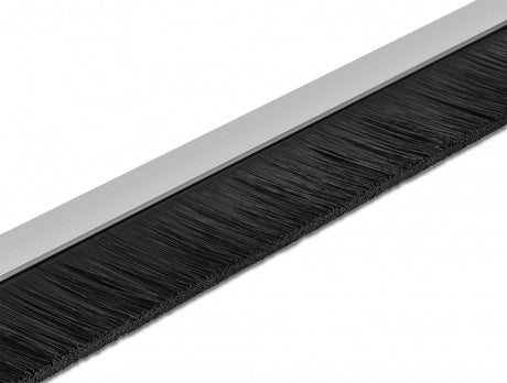 Delock 66651 Brush Strip 40 Mm With Aluminium Profile Straight - Length 1 M