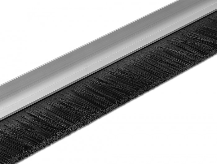 Delock 66652 Brush Strip 40 Mm With Aluminium Profile Angled - Length 1 M