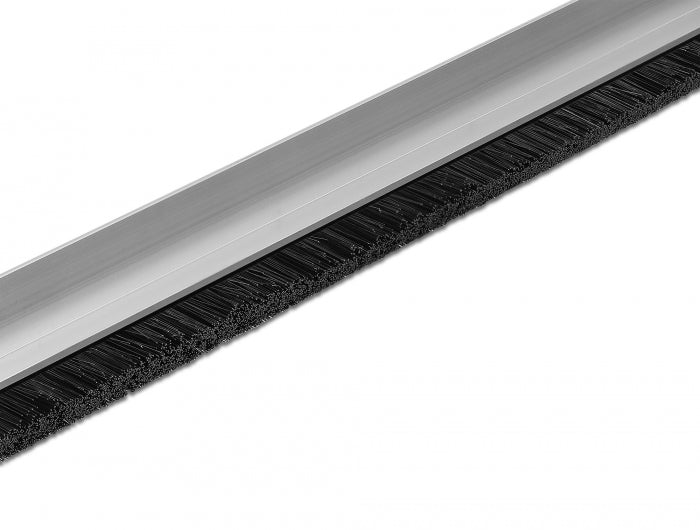 Delock 66650 Brush Strip 20 Mm With Aluminium Profile Angled - Length 1 M