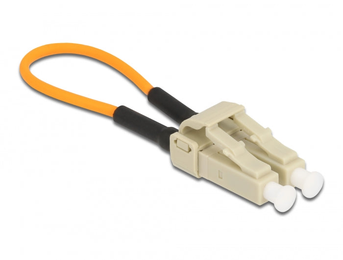 Delock 86925 Optical Fiber Loopback Adapter Lc / Om1 Multi-Mode Beige