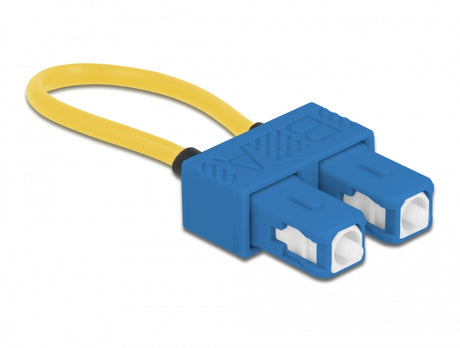 Delock 86920 Optical Fiber Loopback Adapter Sc / Upc Singlemode Blue