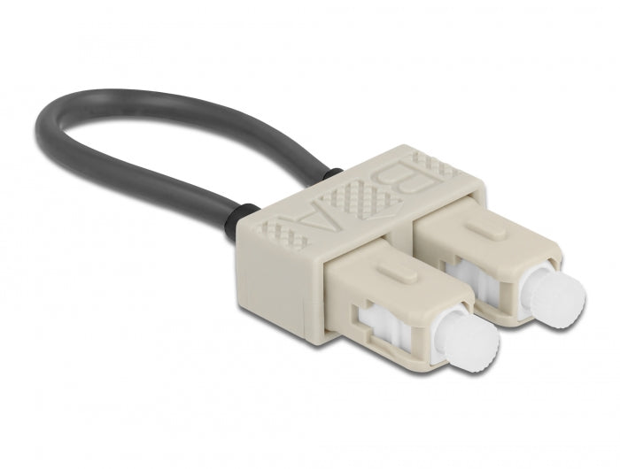 Delock 86922 Optical Fiber Loopback Adapter Sc / Om2 Multi-Mode Beige