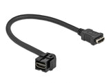 Delock 86853 Keystone Module Hdmi Female 110° > Hdmi Female With Cable Black