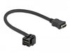 Delock 86853 Keystone Module Hdmi Female 110° > Hdmi Female With Cable Black