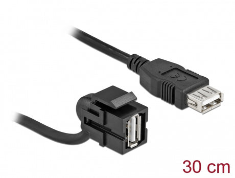 Delock 86869 Keystone Module Usb 2.0 A Female 110° > Usb 2.0 A Female