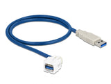 Delock 86871 Keystone Module Usb 5 Gbps Type-A Female 250° To Type-A Male