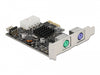 Delock 90049 Pci Express X1 Card To 2 X Ps/2 And Usb Pin Header