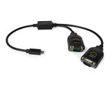 Delock 90494 Adapter Usb Type-C™ To 2 X Serial Rs-232 Db9