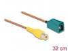 Delock 90008 Cable Fakra Z Jack > Rca Jack Rg-179 32 Cm