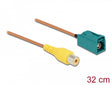 Delock 90008 Cable Fakra Z Jack > Rca Jack Rg-179 32 Cm