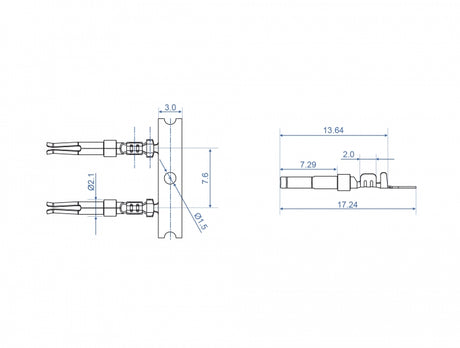 Delock 66727 Crimp Contacts For D-Sub Crimp Female 40 Pieces