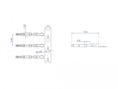 Delock 66733 Crimp Contacts For D-Sub Hd Crimp Female 40 Pieces