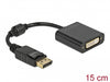 Delock 61008 Adapter Displayport 1.1 Male To Dvi Female Passive Black