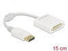 Delock 61010 Adapter Displayport 1.1 Male To Dvi Female Passive White